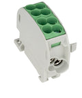 Clemă de derivaţie Cu-Al, 25mmp, 1p. izolată-galben/verde