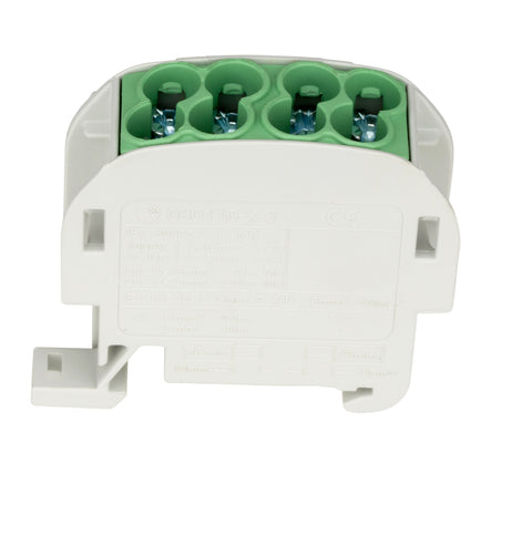 Clemă de derivaţie Cu-Al, 25mmp, 1p. izolată-galben/verde
