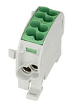 Clemă de derivaţie Cu-Al, 25mmp, 1p. izolată-galben/verde