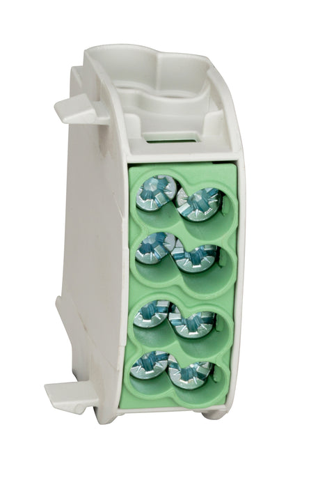 Clemă de derivaţie Cu-Al, 25mmp, 1p. izolată-galben/verde