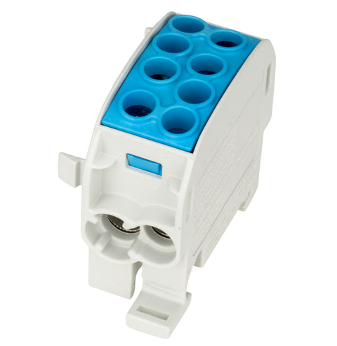 Clemă de derivaţie Cu-Al, 35mmp, 1p. izolată-albastră