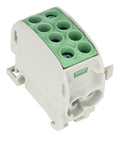 Clemă de derivaţie Cu-Al, 35mmp, 1p. izolată-galben/verde