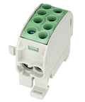 Clemă de derivaţie Cu-Al, 35mmp, 1p. izolată-galben/verde