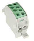 Clemă de derivaţie Cu-Al, 35mmp, 1p. izolată-galben/verde