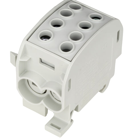 Clemă de derivaţie Cu-Al, 70mmp, 1p. izolată-gri