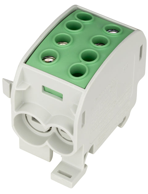 Clemă de derivaţie Cu-Al, 70mmp, 1p. izolată-galben/verde