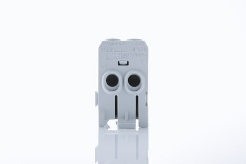 Main branch terminal, 1-pole,100A, in. 2x25mm², out.6x10mm²