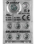 Clemă deriv. 1 pol 160A, intrare 1x70 mm², ieşire 7x16 mm²