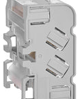 Distribuitor 4 poli 100A, per pol: 2x25 mm² /5x6 mm²