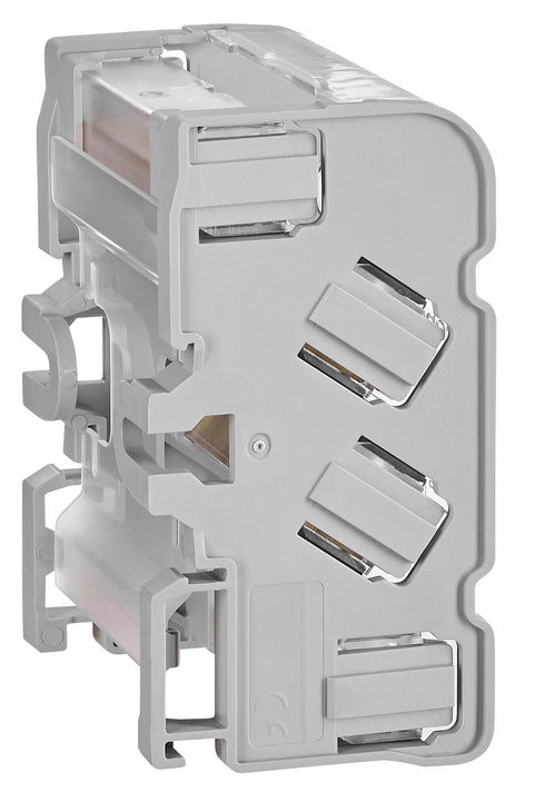 Distribuitor 4 poli 100A, per pol: 2x25 mm² /5x6 mm²