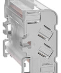 Distribuitor 4 poli 125 A, per pol: 2x35 mm² / 2x25+7x6mm²