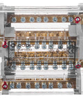 Distribuitor 4 poli 160A, per pol:1x50 mm²/2x35 mm²+6x16 mm²