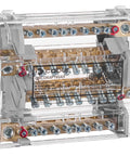 Distribuitor 4 poli 160A, per pol:1x50 mm²/2x35 mm²+6x16 mm²