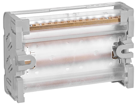 Distribuitor 4 poli 125 A, per pol: 2x35 mm² / 2x25+11x6mm²