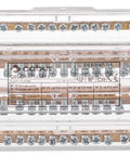 Distribuitor 4 poli 125 A, per pol: 2x35 mm² / 2x25+11x6mm²