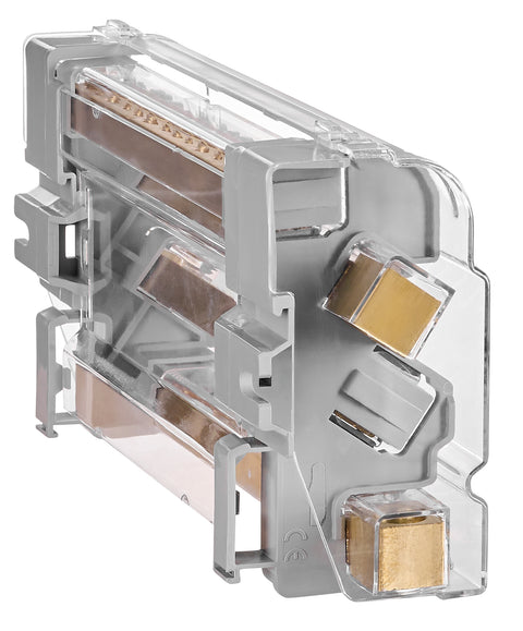 Distribuitor 4 poli 160A, per pol:1x50 mm²/4x35 mm²+9x16 mm²