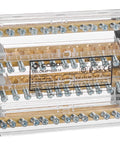 Distribuitor 4 poli 160A, per pol:1x50 mm²/4x35 mm²+9x16 mm²