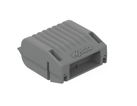Cutie cu gel pentru cleme Wago, IPx8, mărime 1, gri