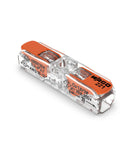Inline splicing connector with lever, max. 4mm², 2-conductor