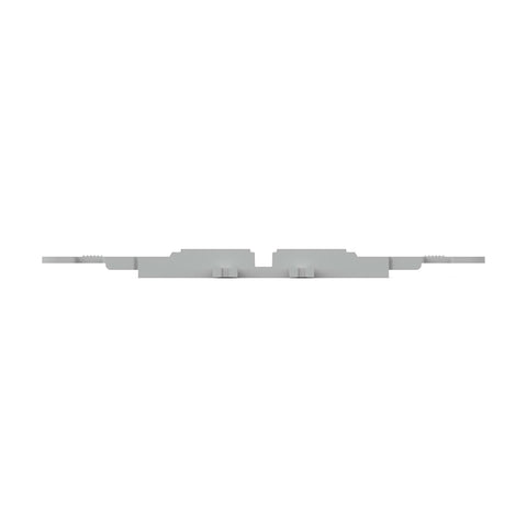 Mounting carrier with strain relief, 2-way, screw mounting