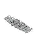 Mounting carrier with strain relief, 3-way, screw mounting