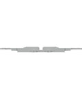 Mounting carrier with strain relief, 3-way, screw mounting