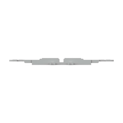 Mounting carrier with strain relief, 3-way, screw mounting