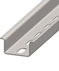DIN-rail high, Long Hole 18x6.3mm, sendzimir zinced