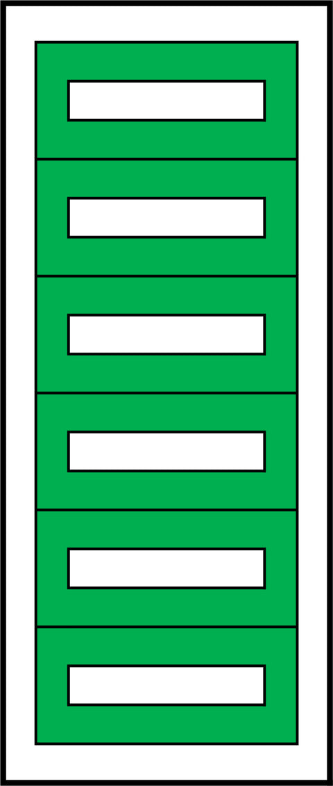 Modular chassis 1-18K, 6-rows, complete