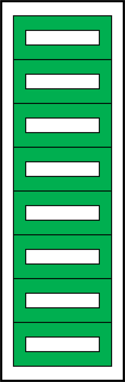 Modular chassis 1-24K, 8-rows, complete
