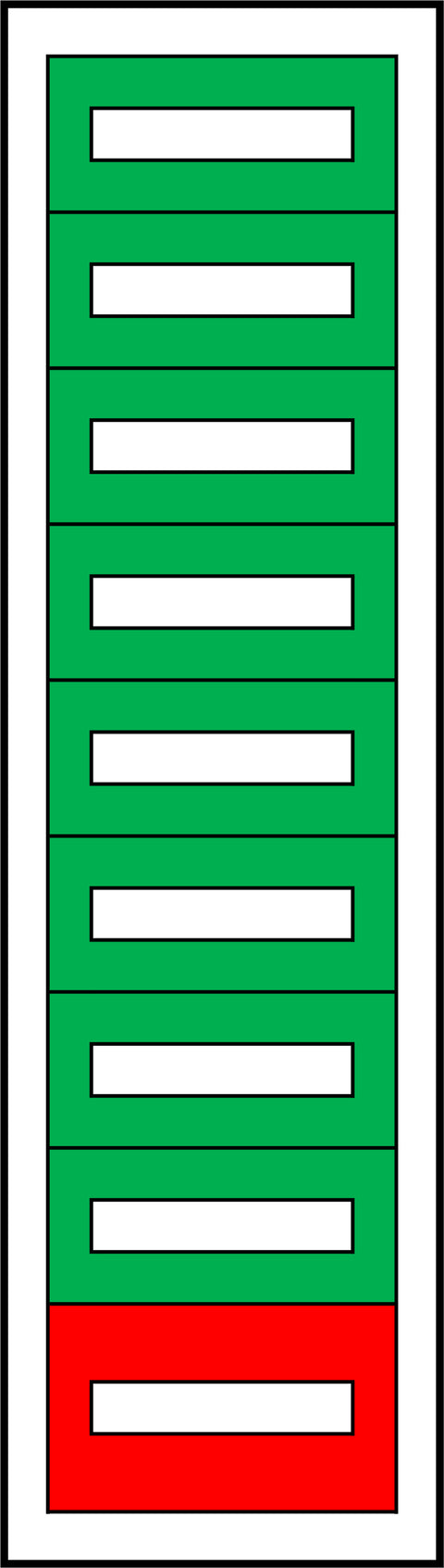 Modular chassis 1-28K, 9-rows, complete