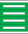 Modular chassis 2-12K, 4-rows, complete