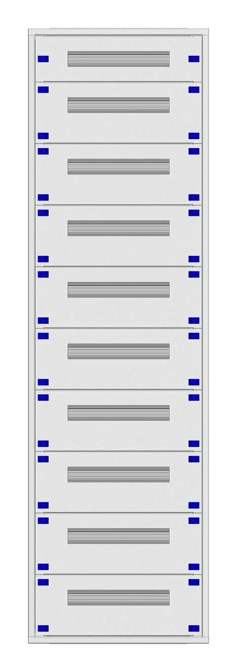 Distribution board insert KVN 60mm, 2-39K, 10-rows