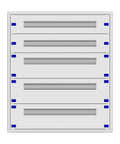 Distribution board insert KVN 60mm, 3-18K, 5-rows