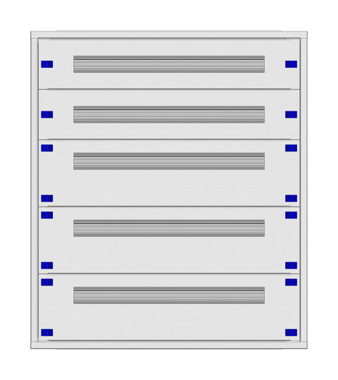 Distribution board insert KVN 60mm, 3-18K, 5-rows