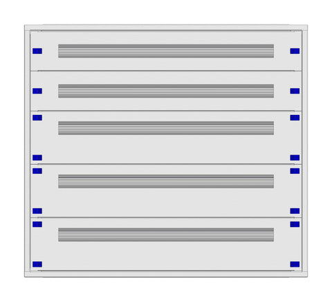 Distribution board insert KVN 60mm, 4-18K, 5-rows