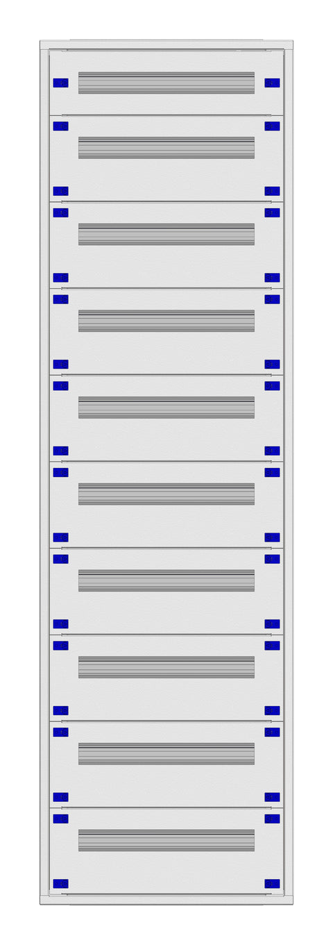 Distribution board insert KVN 40mm, 2-39K, 10-rows
