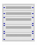 Distribution board insert KVN 40mm, 3-18K, 5-rows