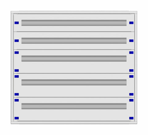 Distribution board insert KVN 40mm, 4-18K, 5-rows