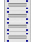 1A-12UV, 4-randuri, 52UH, H640L380A180mm