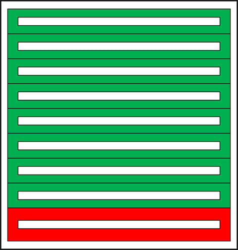5A-28UV, 9-randuri, 513UH, H1380L1230A250mm
