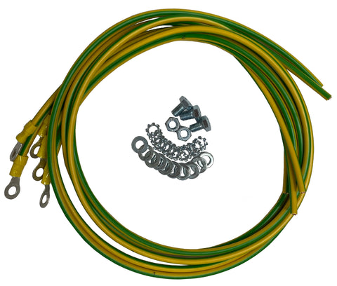 Grounding Kit, Washers enclosed, 5 Cables signed with "1-3"