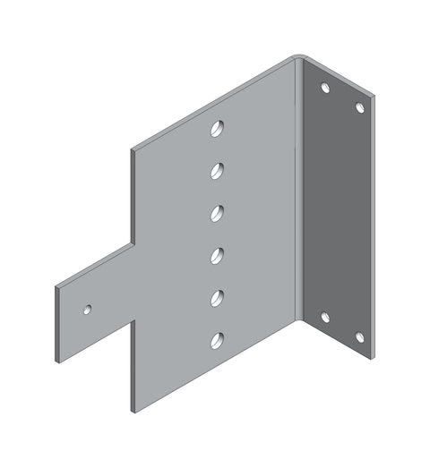 Duct angle for 60mm wiring ducts for terminals