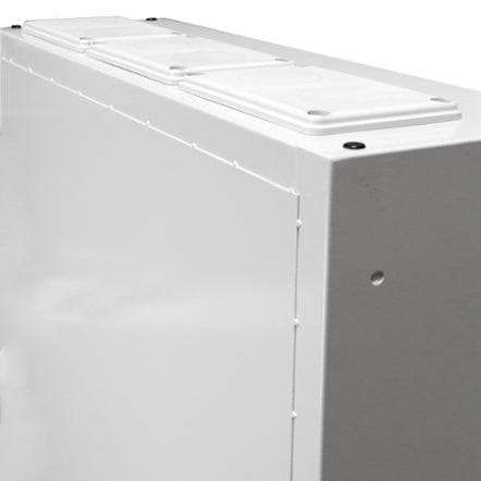 Ramă aplicată+uşă 2A-28, A=250mm+placă sp.+mâner rot. IP54