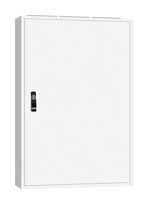 Ramă aplicată+uşă 3A-24, A=250mm+placă sp.+mâner rot. IP54