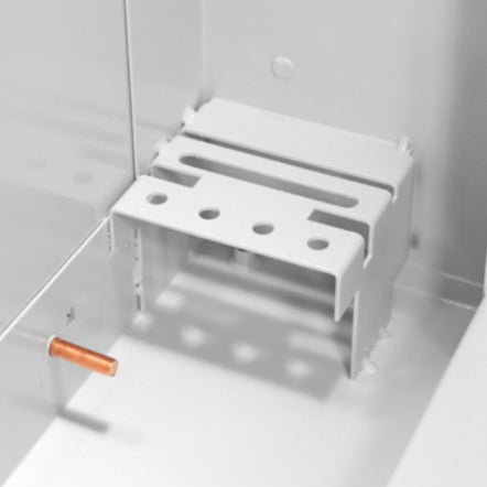 Ramă aplicată+uşă 2A-42, A=300mm+placă sp.+mâner rot. IP54