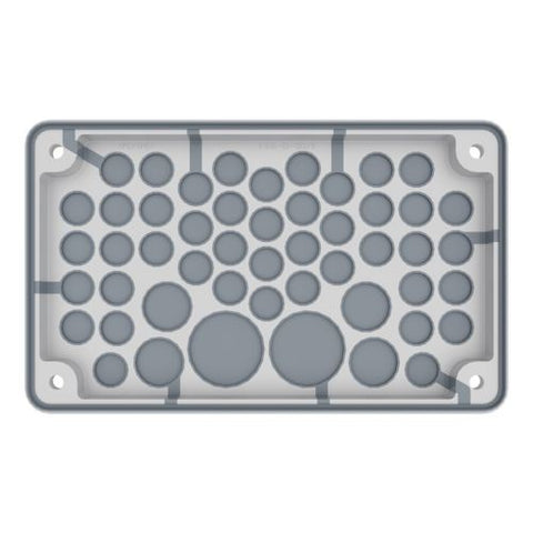 Cable entry gland plate, IP55, 44xØ3-14, 3xØ3-21, 2xØ3-30mm