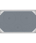 Cable entry gland plate, IP55, 9xØ3-20, 1xØ3-40, 2xØ3-70mm