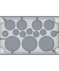 Cable entry gland plate, IP55, 7xØ3-20, 4xØ3-32, 3xØ3-50mm