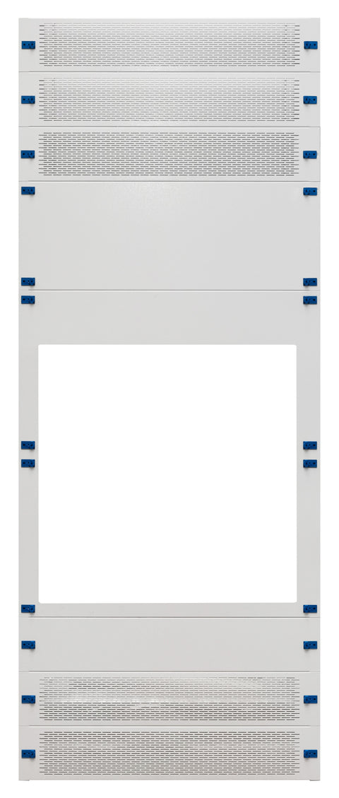 Set plăci frontale 4-42K complet, tablă de oţel, NH